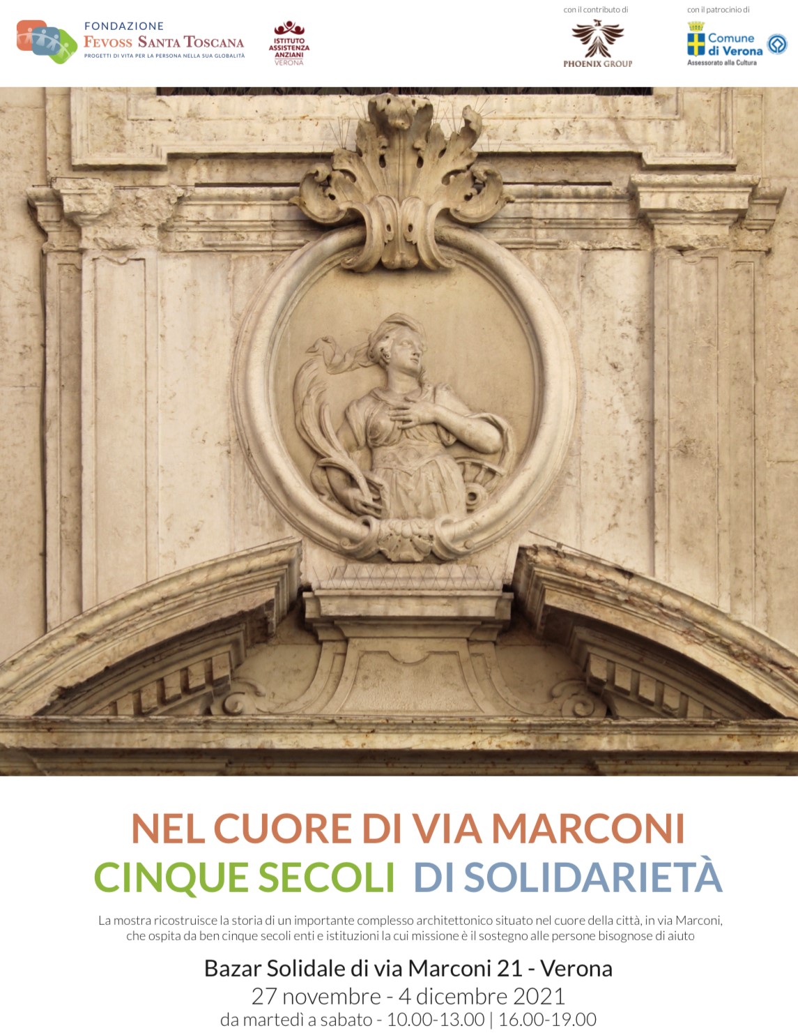 «Cinque secoli di solidarietà», una mostra di Fondazione Fevoss svela la storia di via Marconi