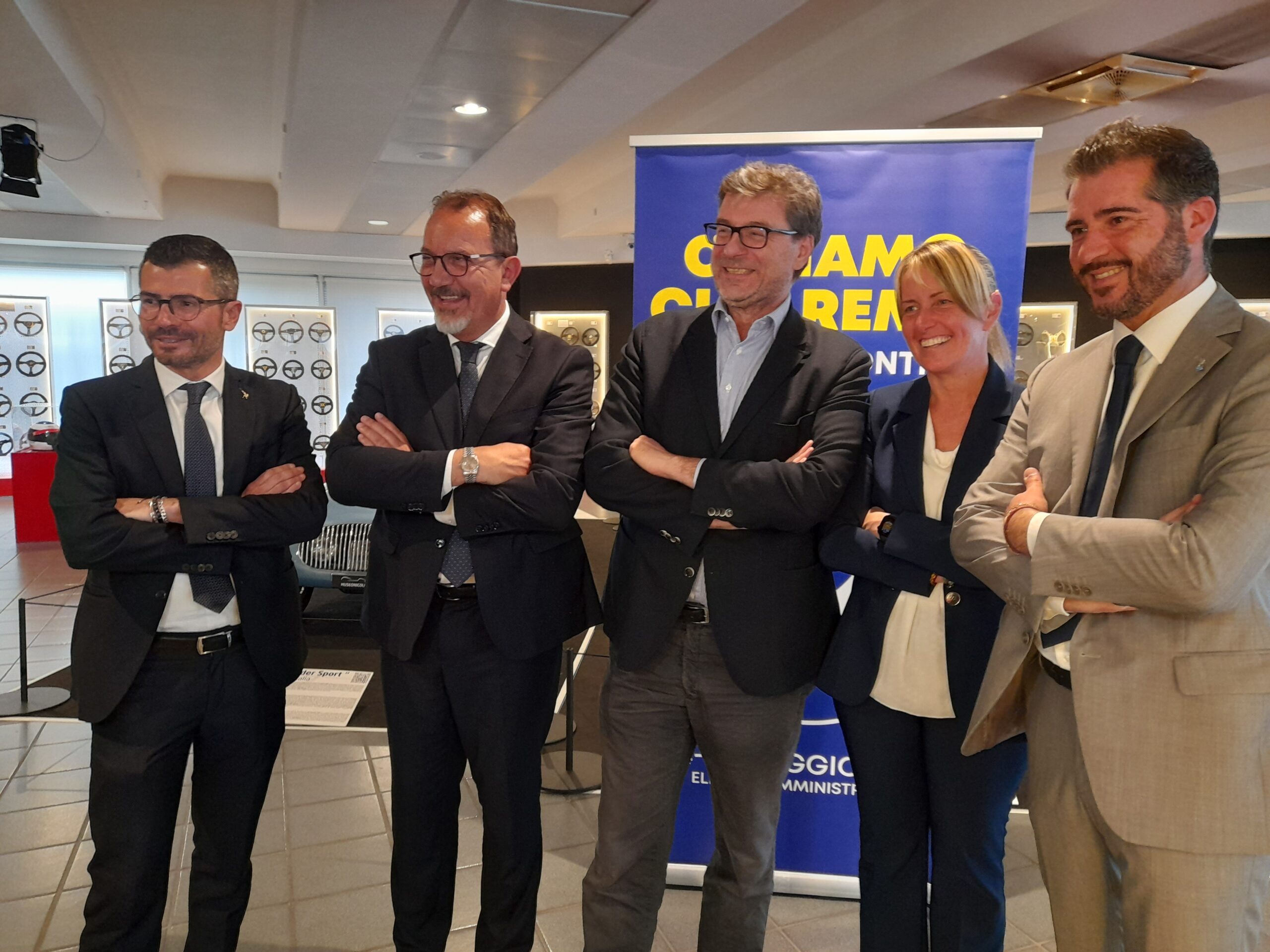 Giancarlo Giorgetti: continuiamo il pressing su Intel. E agli imprenditori di Villafranca: toglieremo quei “lacci e lacciuoli” che vi rallentano