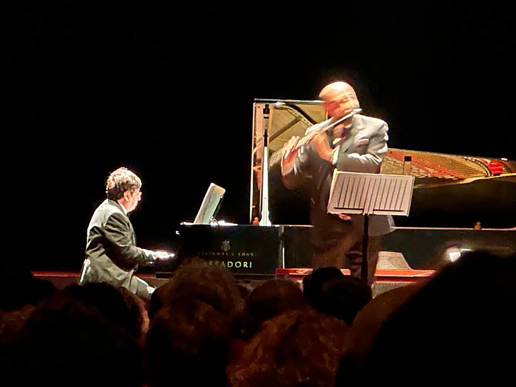 Ramin Baharami e Massimo Mercelli al Ristori nel quinto appuntamento de I Virtuosi Italiani