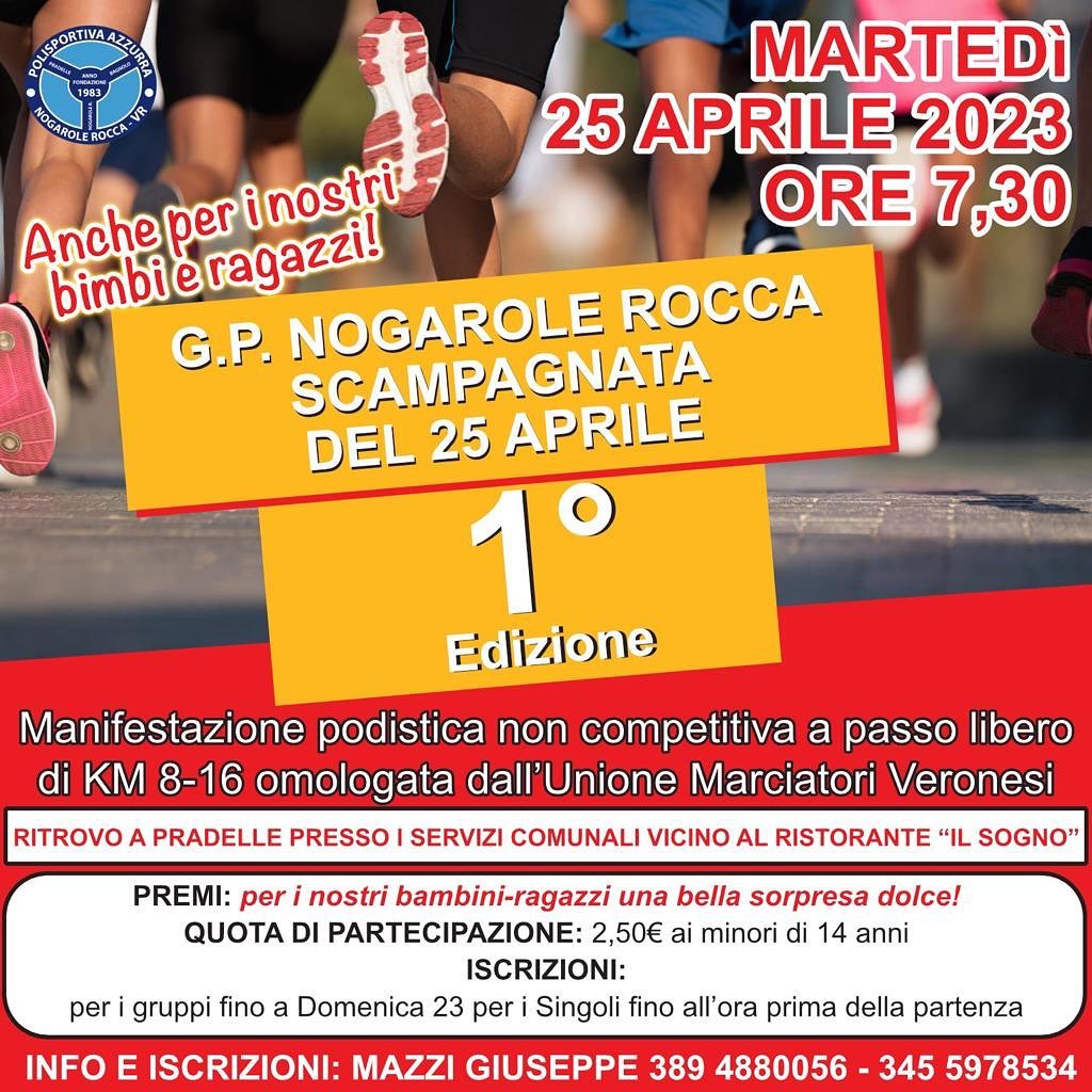 Nogarole: il gruppo podistico organizza una camminata per il 25 aprile