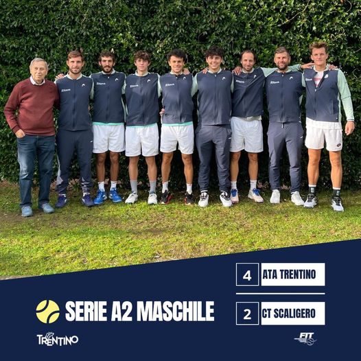 Tennis: l’At Verona Falconeri porta a casa un altro punto prezioso. Ct Scaligero cede 4-2 a Trento