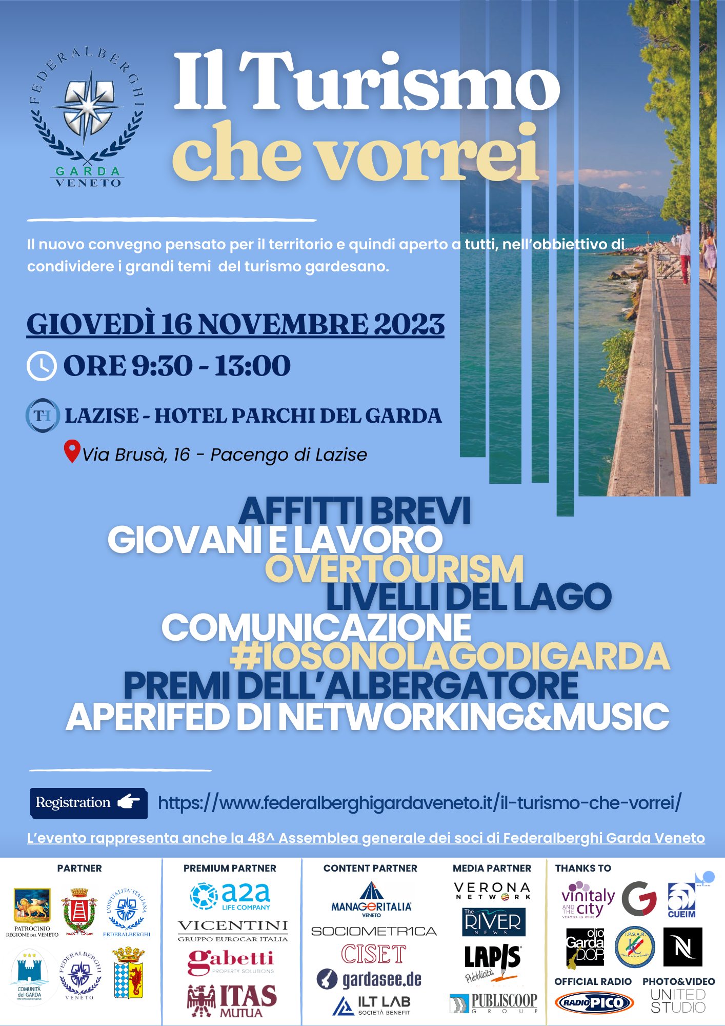 Il Turismo che vorrei: 48ᵃ Assemblea generale dei soci aperta a tutti il 16 novembre