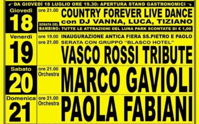 Giovedì 18 luglio entra nel vivo l’Antica Sagra di Mozzecane