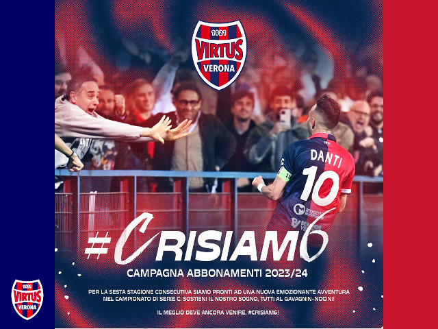 Parte la Campagna 23/24 dell’abbonamento Virtus Verona