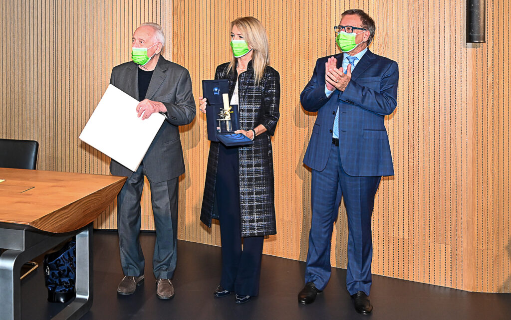 Aermec da sx Giordano Raffaella e Alessandro Riello 2