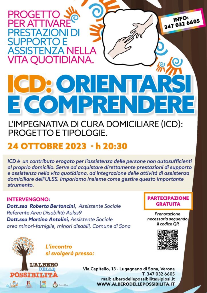 Incontro conoscitivo gratuito sull’ICD, il contributo per l’assistenza di persone non autosufficienti 1 icd Sona incontro