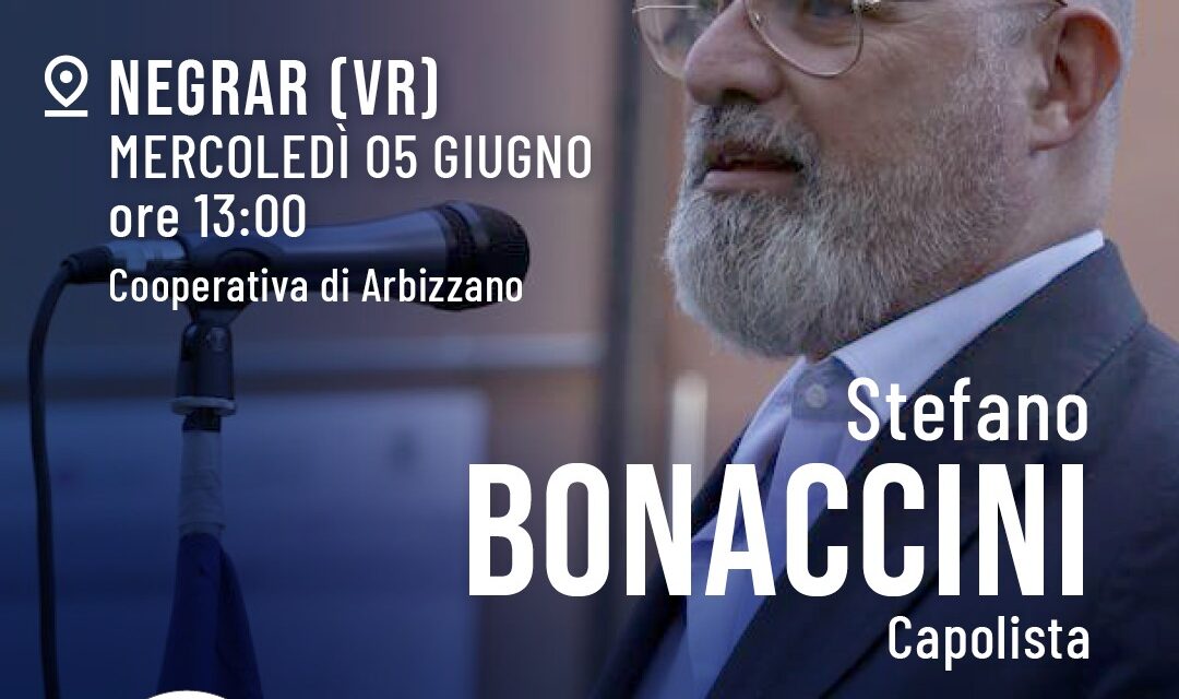 Stefano Bonaccini mercoledì a Verona, ecco tutti gli appuntamenti