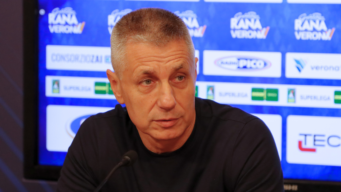 Rana Verona, Radostin Stoytchev alla vigilia del match con Monza: “Ci vuole pazienza. I risultati arriveranno”