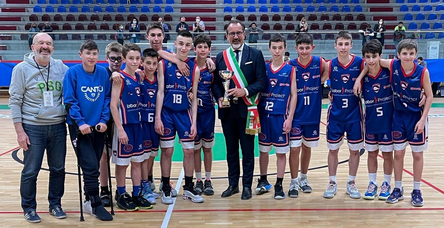 VILLAFRANCA, TORNEO DELLA PACE: VINCE L’UNDER 13 DELLA PALLACANESTRO CANTU’