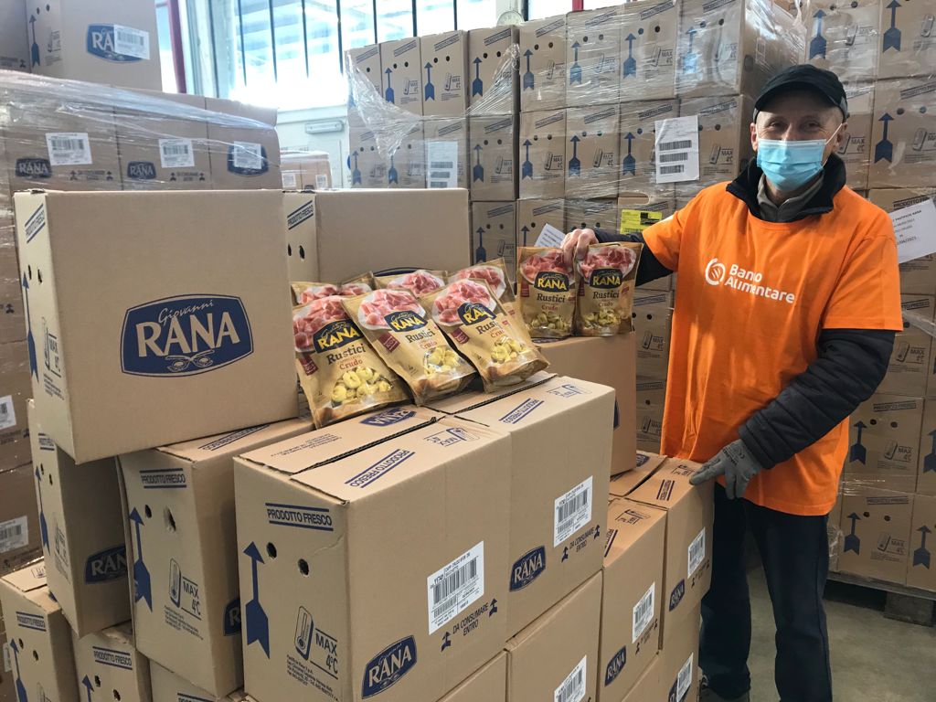 Rana e Banco Alimentare, oltre 2 milioni di piatti di pasta donati in cinque mesi, 10 milioni dal 2016 ad oggi
