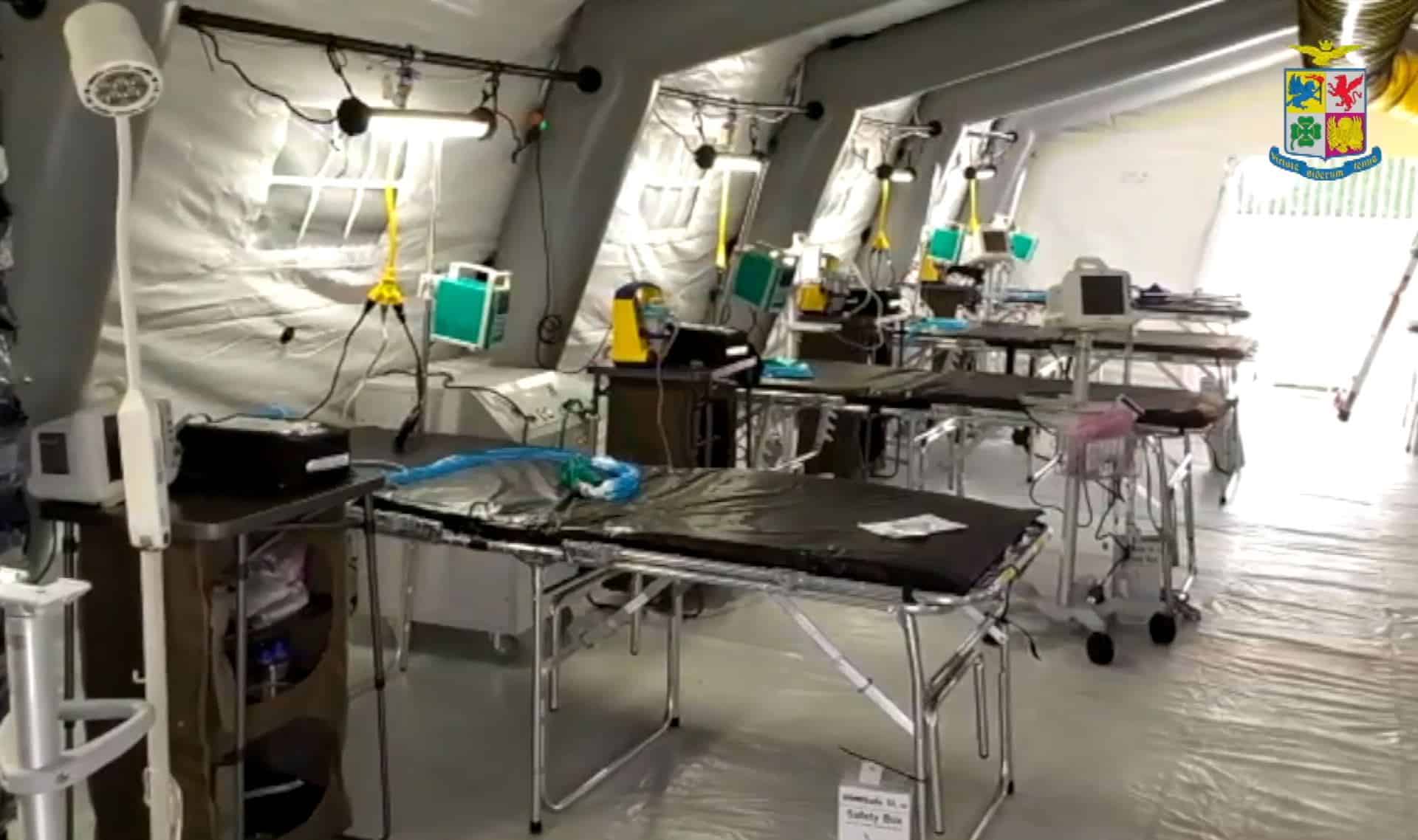 Covid-19, Ospedale militare dell’Aeronautica da domani in azione a Legnago