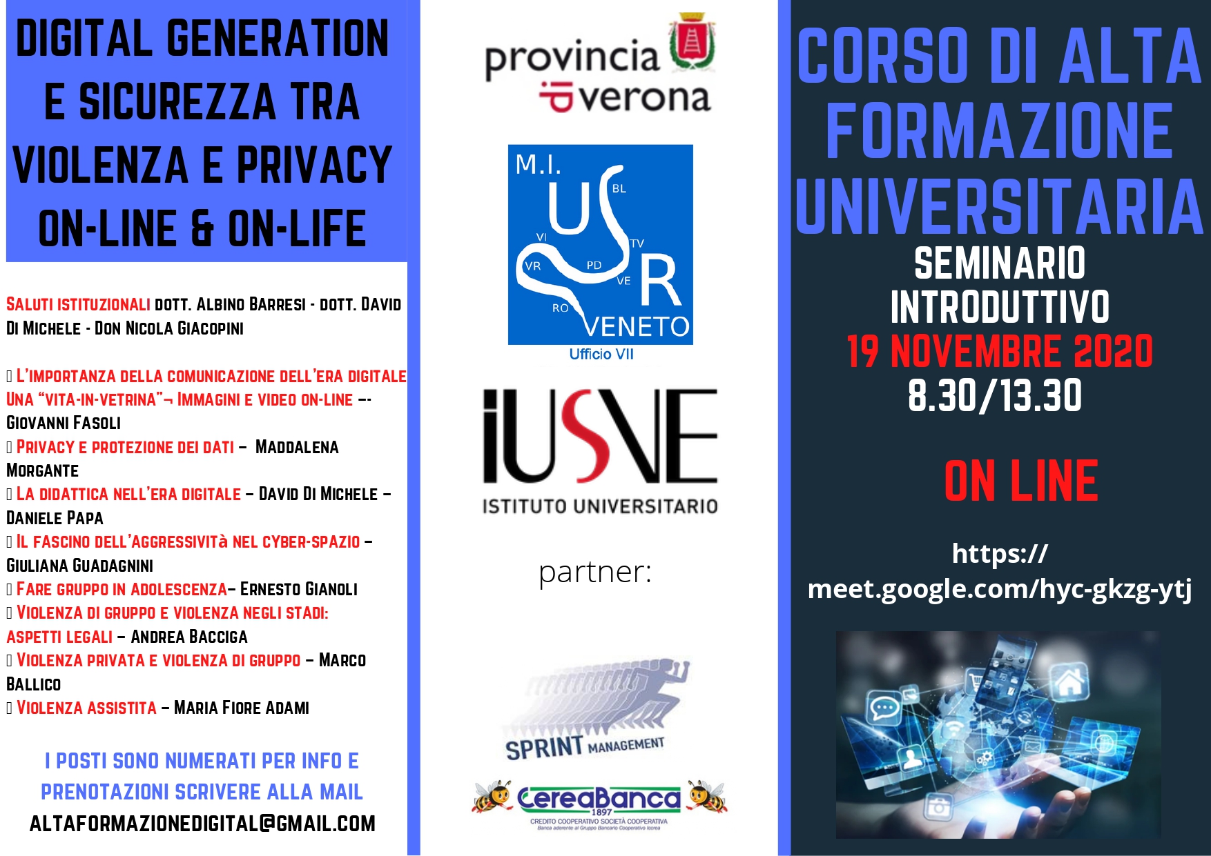 Violenza e digital generation: un corso dello Iusve analizza i rischi del web