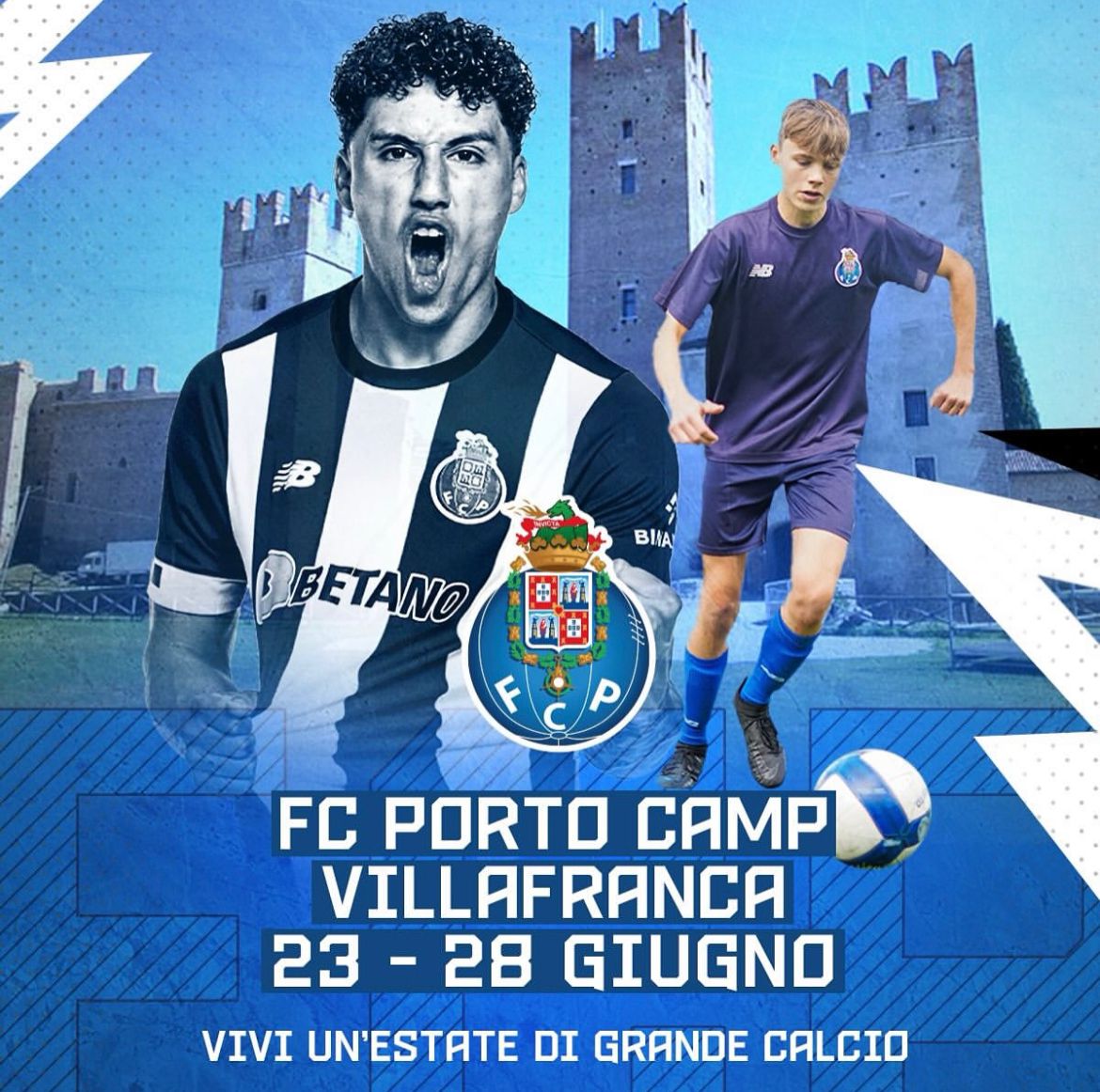 Fc Porto Camp all’Hotel Antares di Villafranca