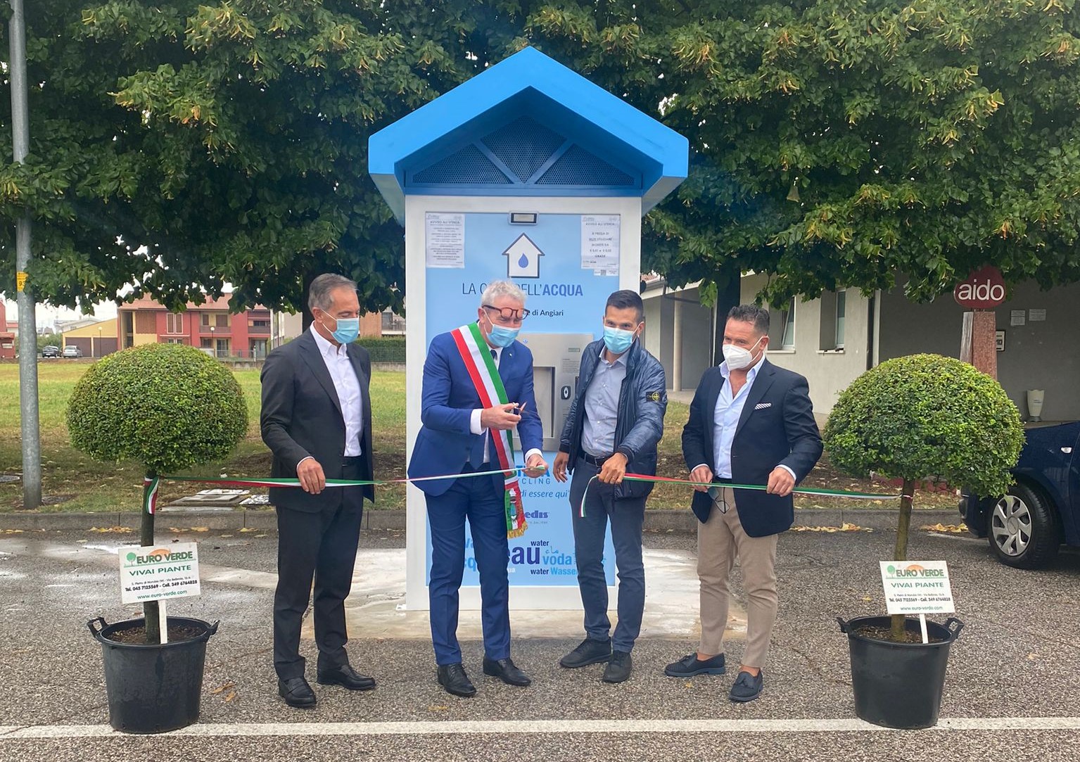 Angiari, ecco la “casa dell’acqua” all’insegna della sostenibilità