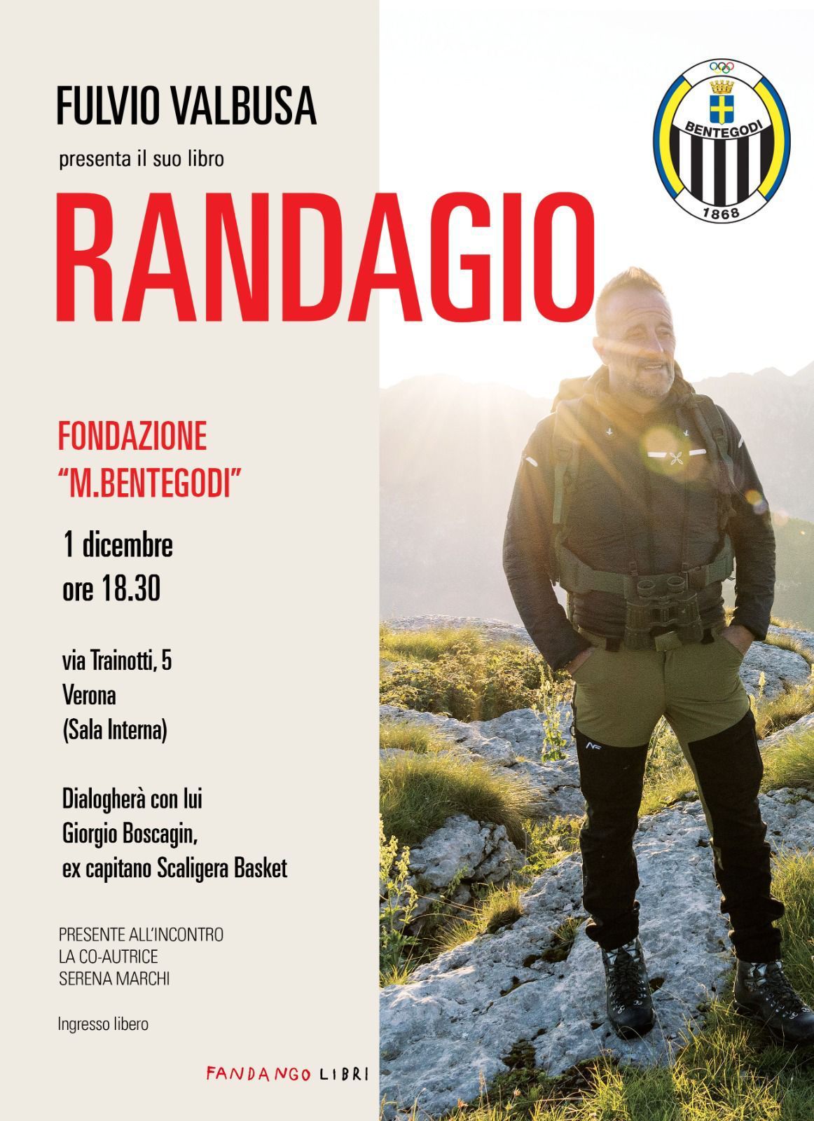 Fulvio Valbusa presenta il suo libro alla Bentegodi