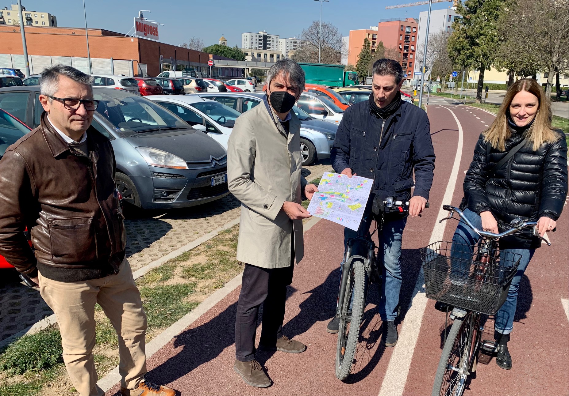Saval, ecco la nuova pista ciclabile che lo collega al cuore della città