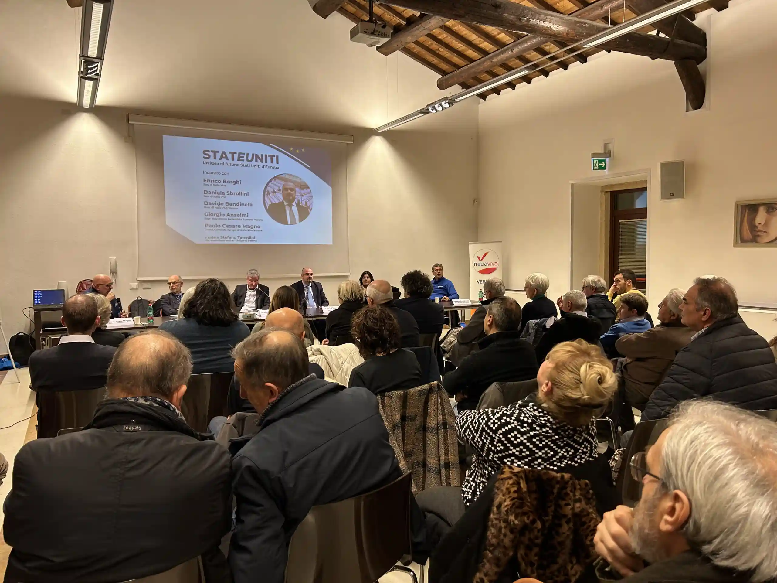 Stati Uniti d’Europa ed esercito unico, da qui inizia la campagna elettorale di Italia Viva a Verona