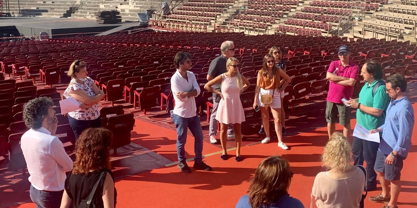 Olimpiadi invernali 2026, primo sopralluogo in Arena per il sindaco Tommasi