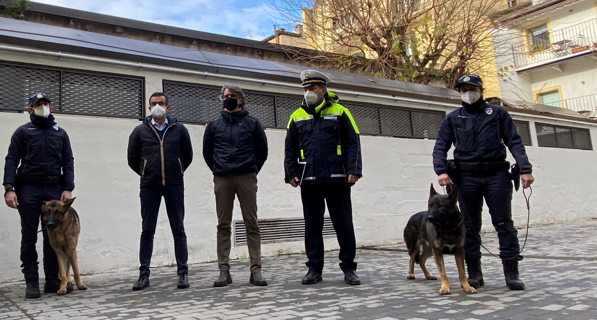 Pico non è più solo, con Axel raddoppia l’unità cinofila della Municipale