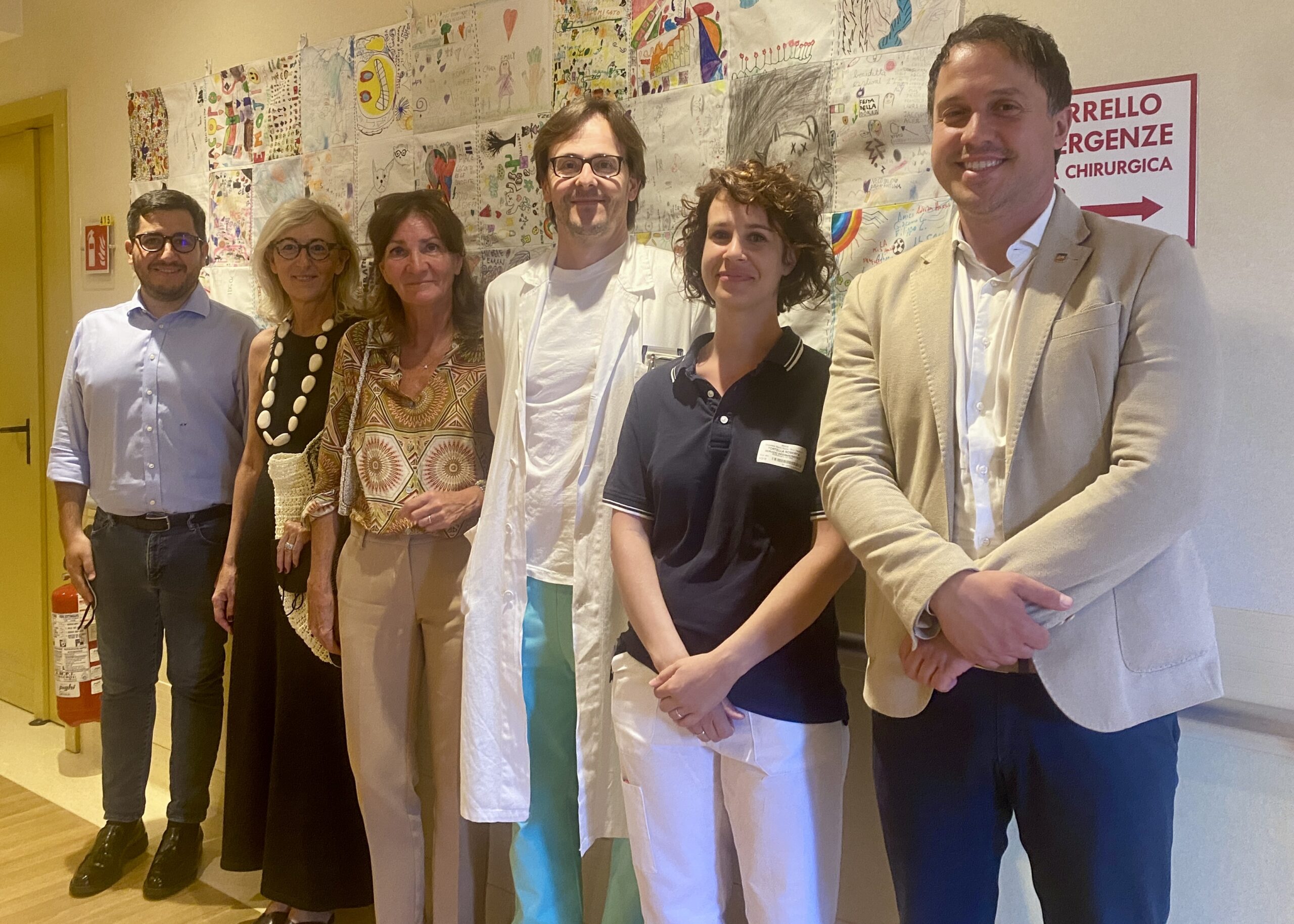 Arte e scuola entrano nel reparto di Pediatria dell’Ospedale di Negrar