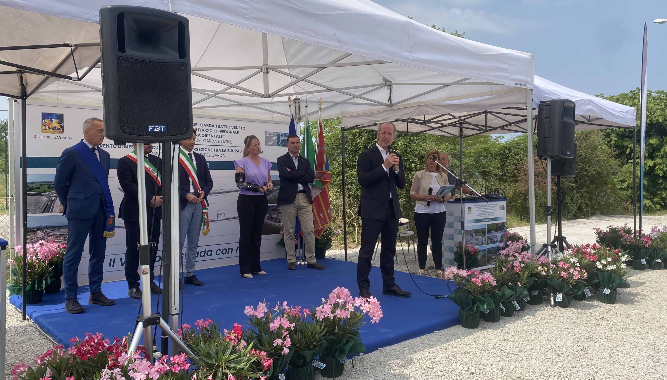 Inaugurata oggi la ciclovia Gardesana Orientale: 140 chilometri percorribili attorno al Lago in bicicletta