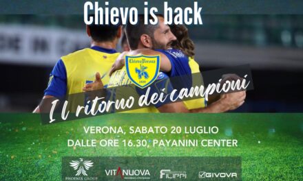 ChievoVerona, il 20 luglio “Il ritorno dei campioni” tra divertimento e grande calcio