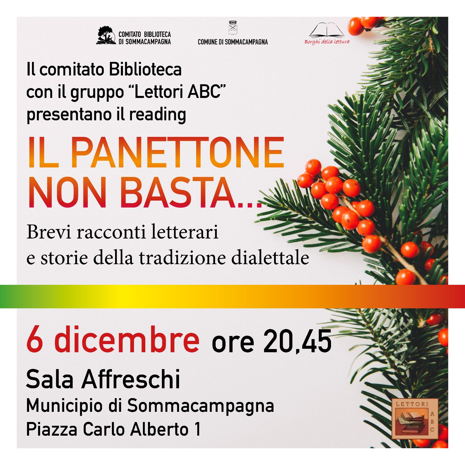 Sommacampagna, reading natalizio di autori dialettali veneti