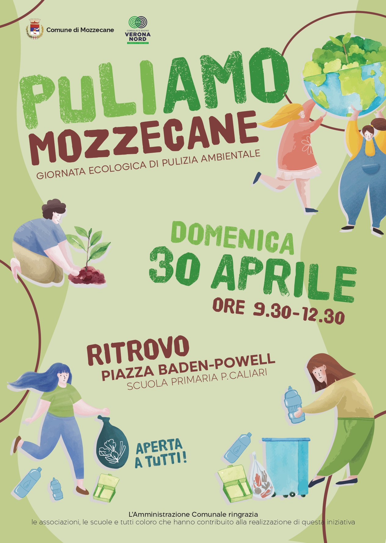 Mozzecane, torna la domenica ecologica “PuliAmo”