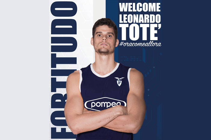 Leonardo Toté ai saluti con la Fortitudo secondo la stampa bolognese