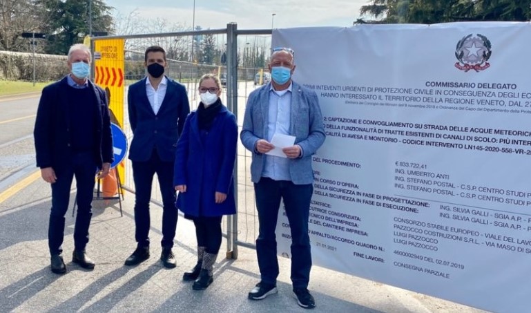 Acque Veronesi, cantieri Vaia: finito l’intervento a Montorio
