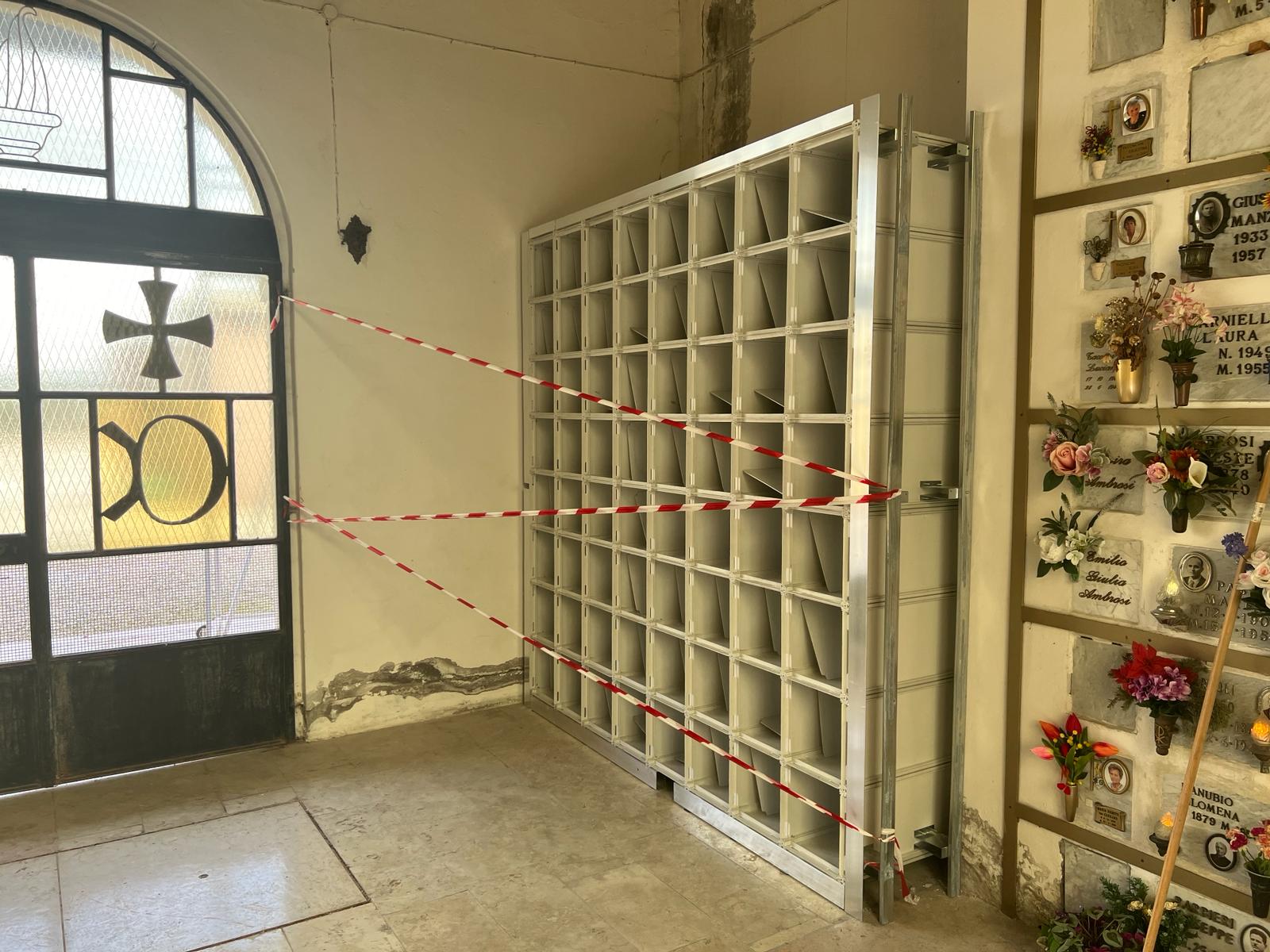 Lavori nei cimiteri di Sona: a Palazzolo 128 nuove cellette ossario