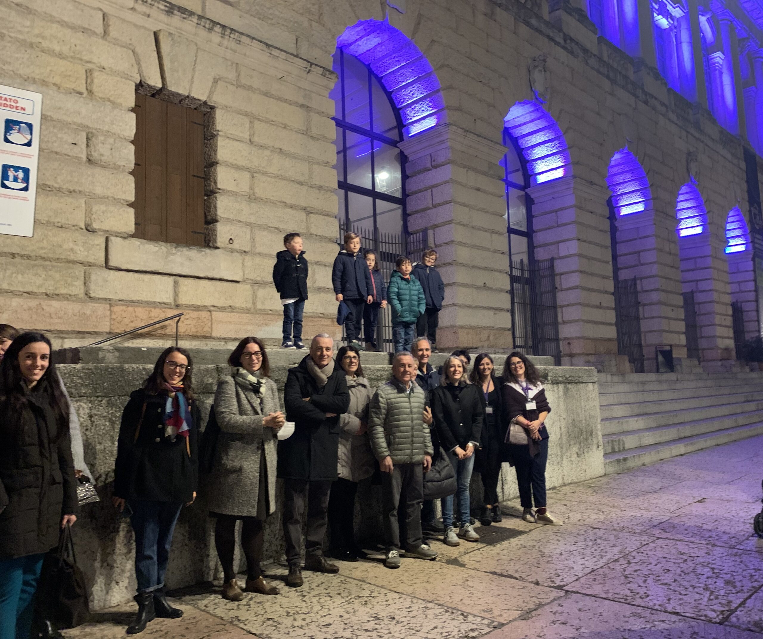 Gran Guardia in viola per sostenere i bambini prematuri