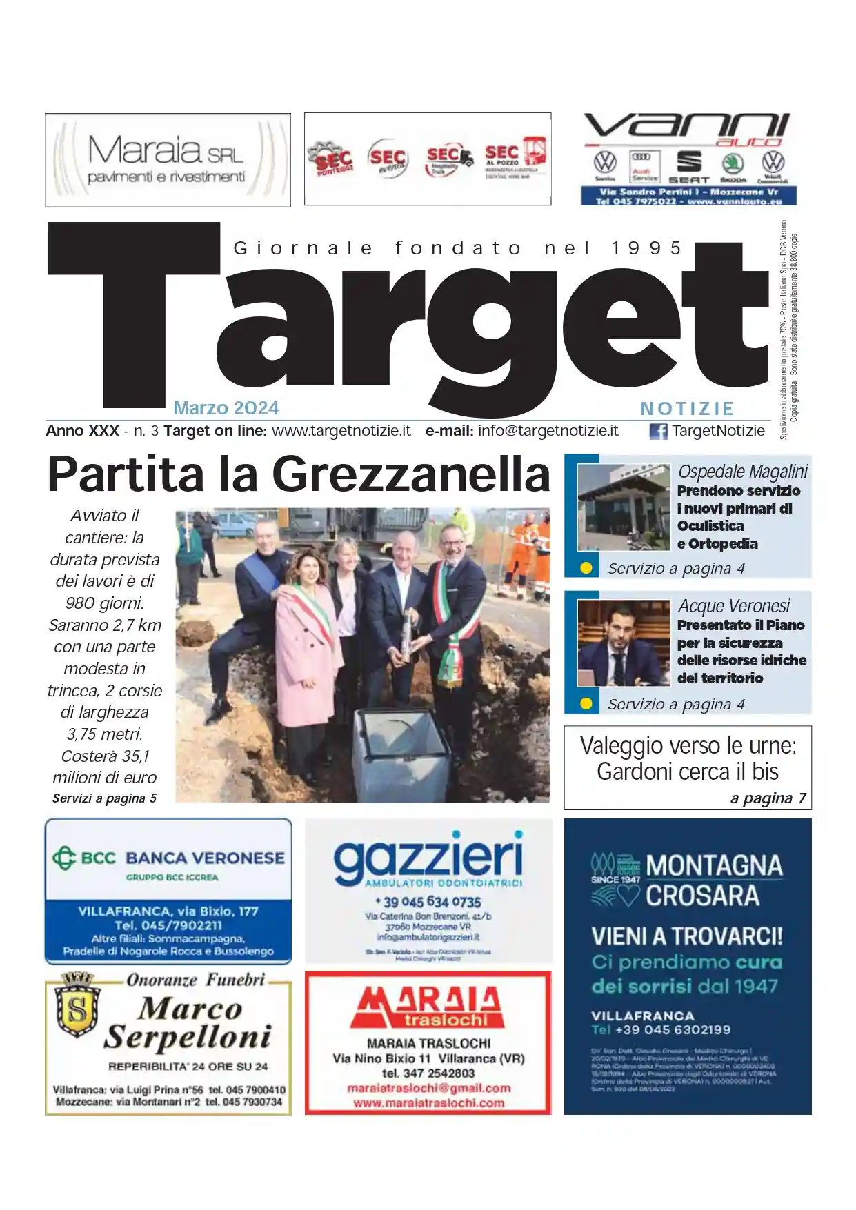 G7: è in distribuzione il numero di marzo di Target Notizie ed In Cassetta con uno Speciale dedicato