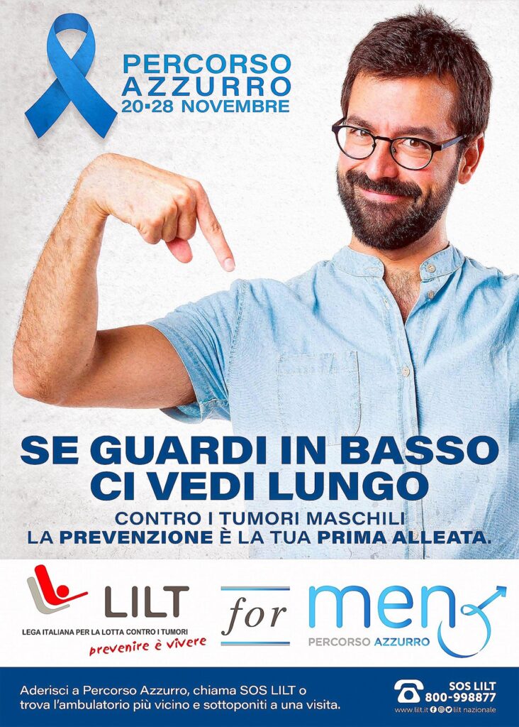 Il "Percorso azzurro" con la LILT: anche a Verona la settimana della prevenzione per i tumori che colpiscono gli uomini 1 Percorso azzurro 2021 2