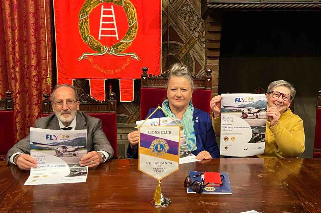 Fly Therapy: Ali della libertà per tutti. Il Lions Club di Villafranca porta l’inclusione nei cieli
