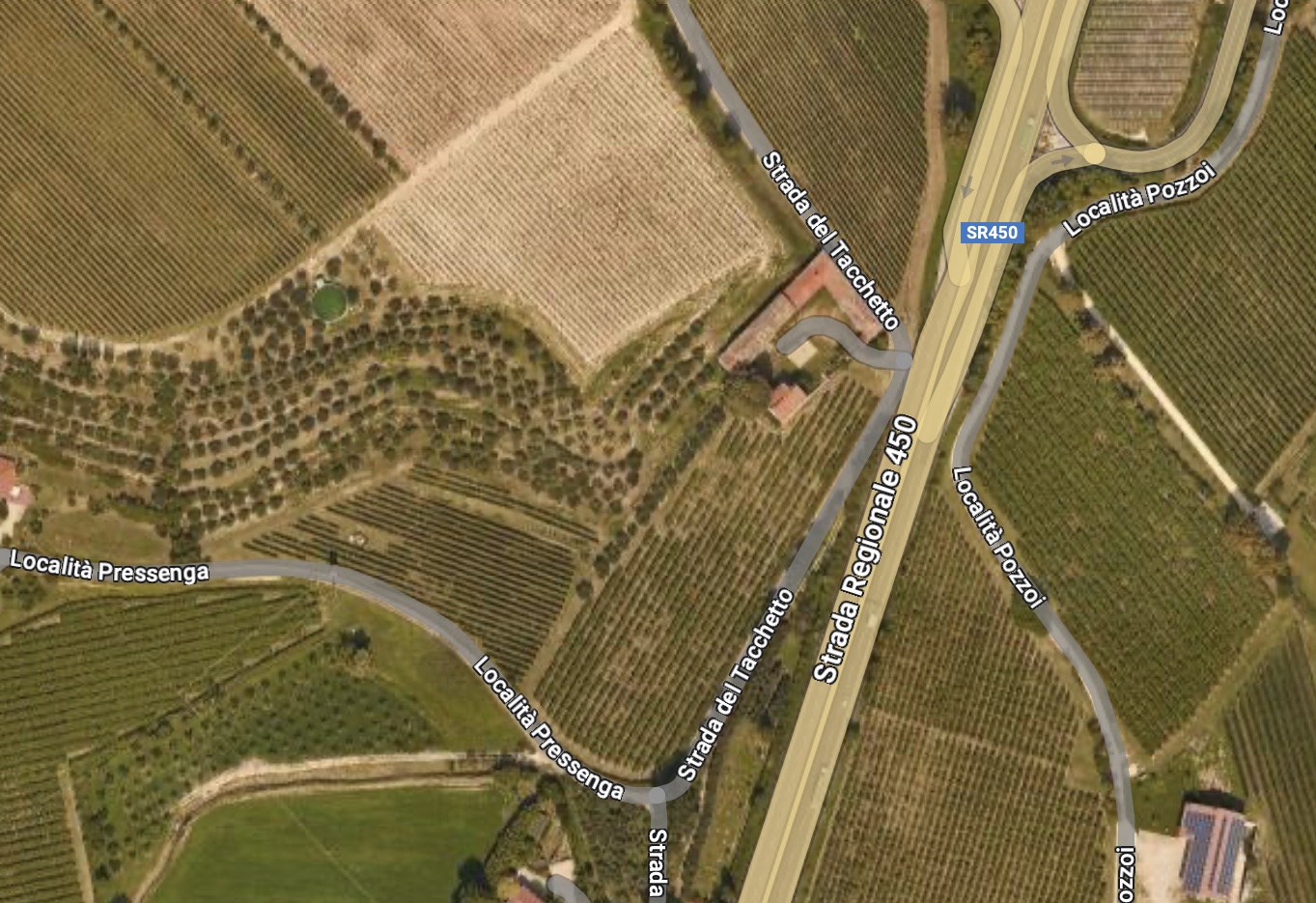 Chiusa al traffico pesante la strada regionale SR 450 Castelnuovo-Affi
