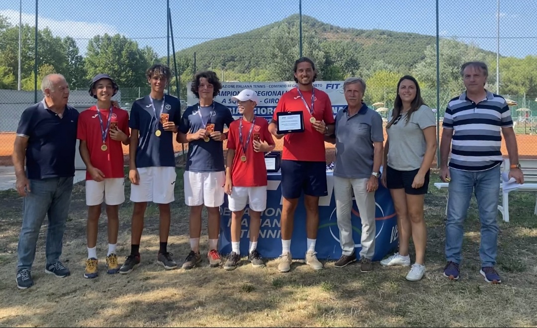 TENNIS: L’UNDER 14 MASCHILE DEL TENNIS VILLAFRANCA È CAMPIONE REGIONALE
