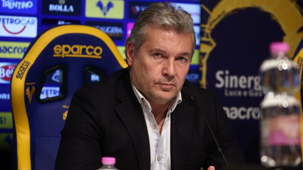 Baroni. Al Verona rimane solo chi è convinto. Partenze importanti 1 Sean Sogliano Hellas Verona