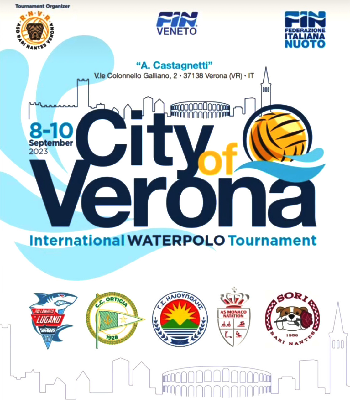 Pallanuoto, torneo internazionale under-12 al Centro federale Castagnetti