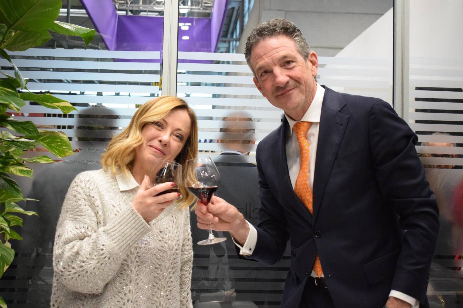 Vinitaly. Giorgia Meloni incontra il presidente del Consorzio Valpolicella