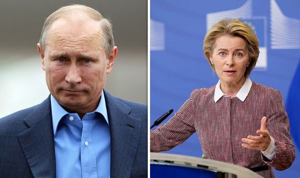 Fra sanzioni da togliere e vaccini da comprare: von der Leyen in ginocchio da Putin.