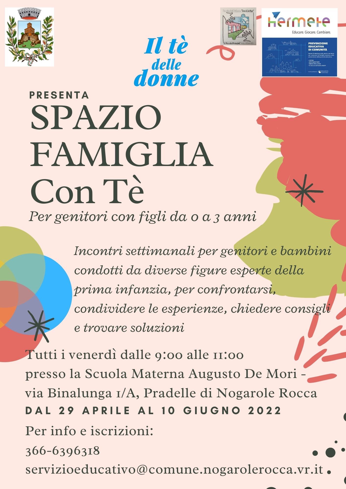 NOGAROLE ROCCA: SPAZIO FAMIGLIE CON TE’