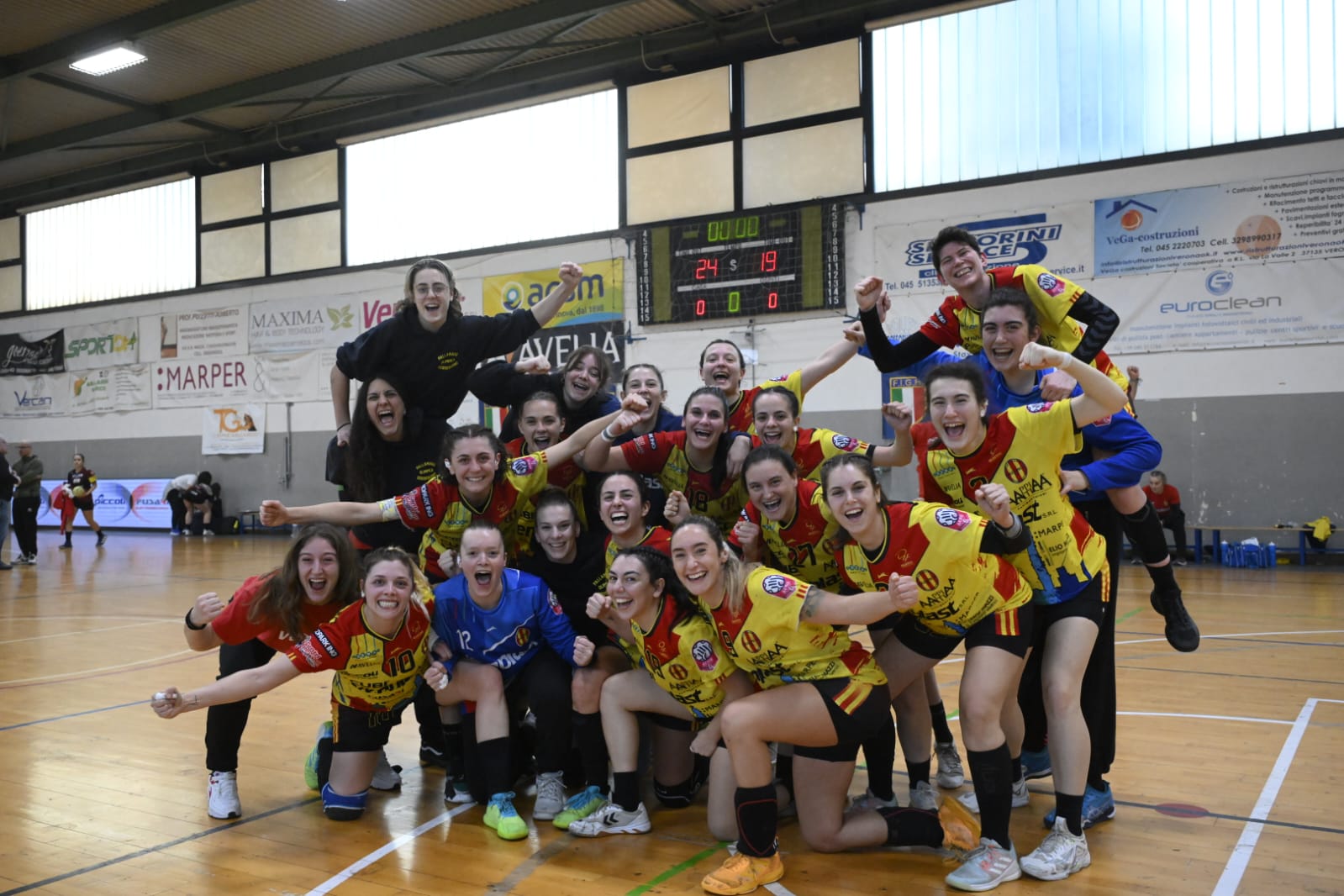 Venplast Dossobuono, vince 24-19 in casa contro Cassano Magnago.