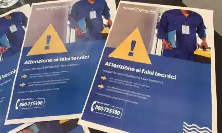 Finti tecnici segnalati a Legnago e Monteforte d’Alpone: l’allerta di Acque Veronesi