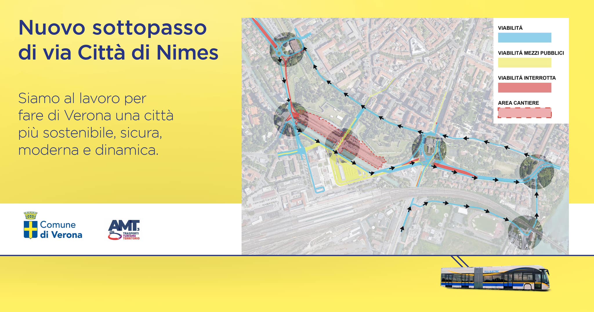 Filovia, da venerdì i cantieri: ecco le variazioni al traffico