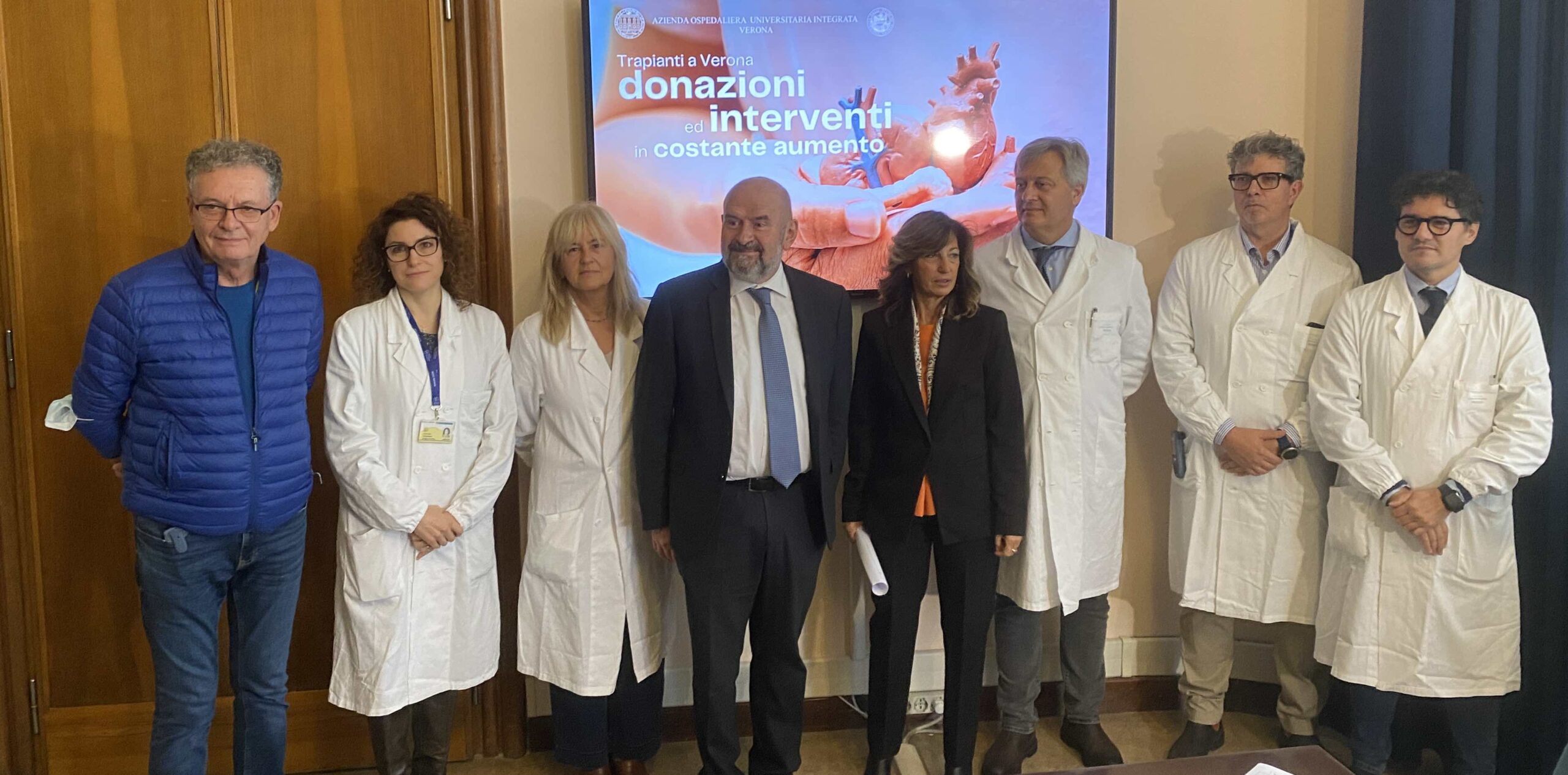 Aoui. Verona 4ª in Italia per trapianti. Nei primi 9 mesi già 150