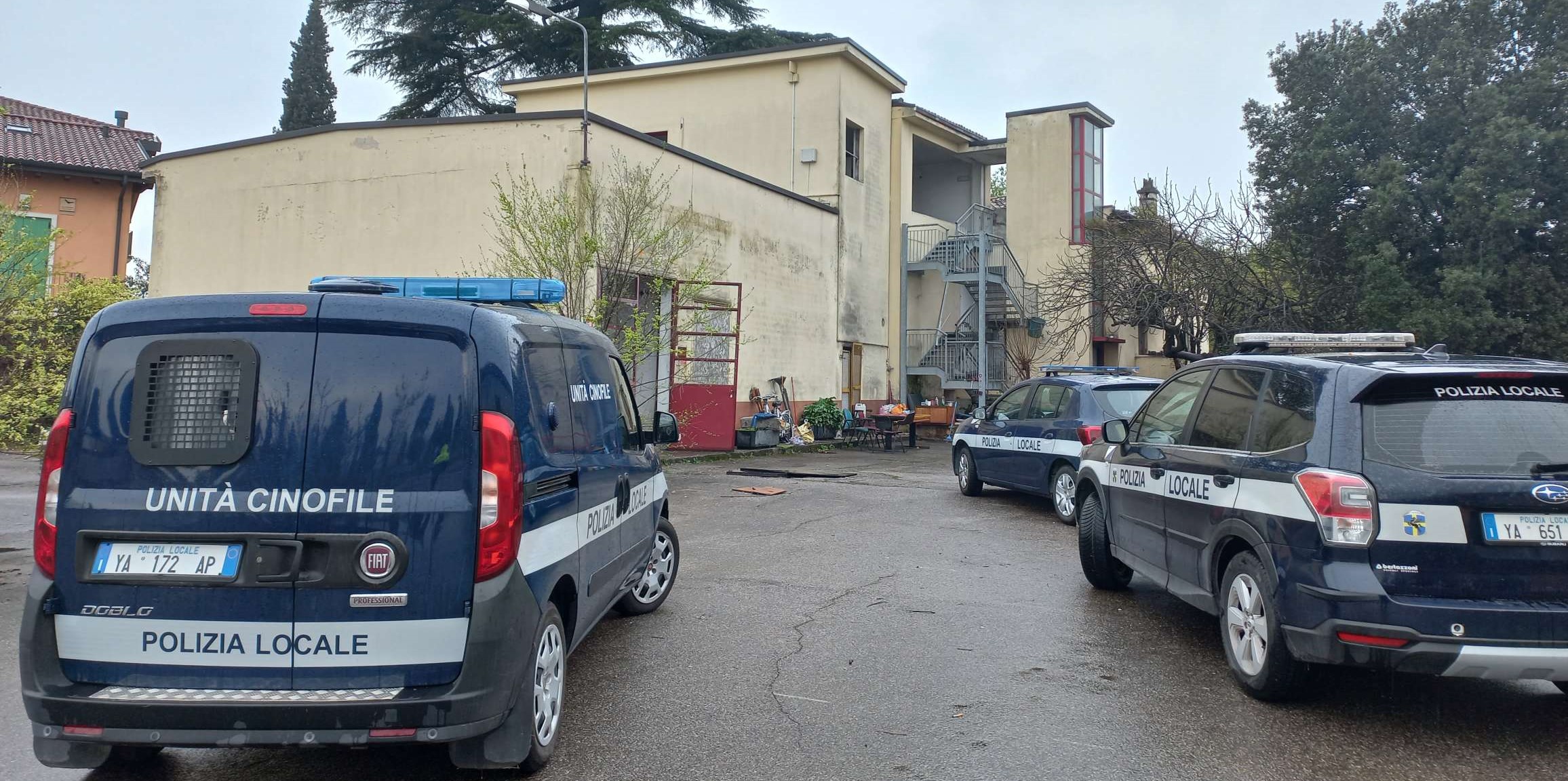 Blitz alle ex Cardi, sette denunciati per occupazione abusiva