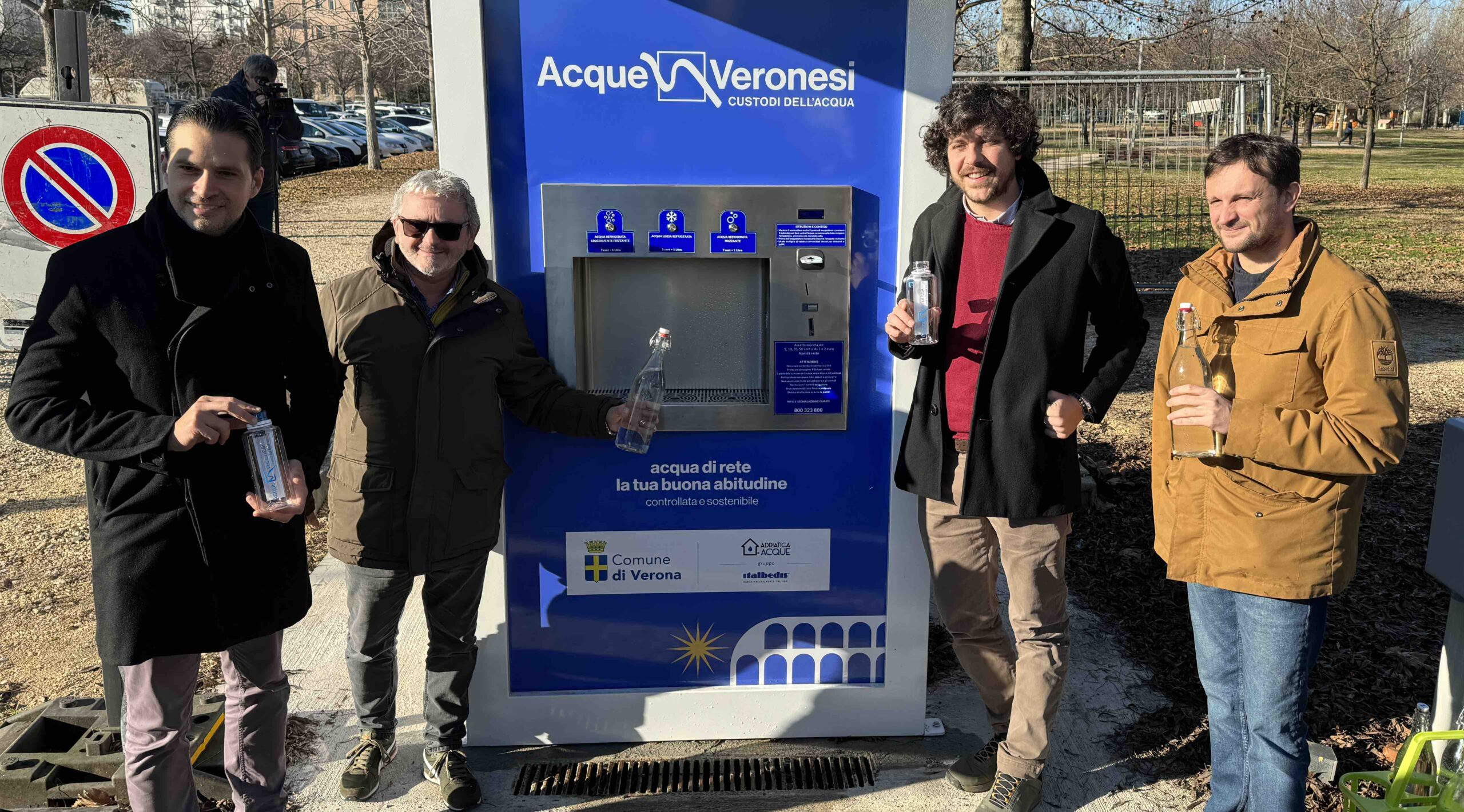 Prosegue il progetto ‘Casetta dell’Acqua’. Inaugurata questa mattina la postazione di Parco S.Giacomo