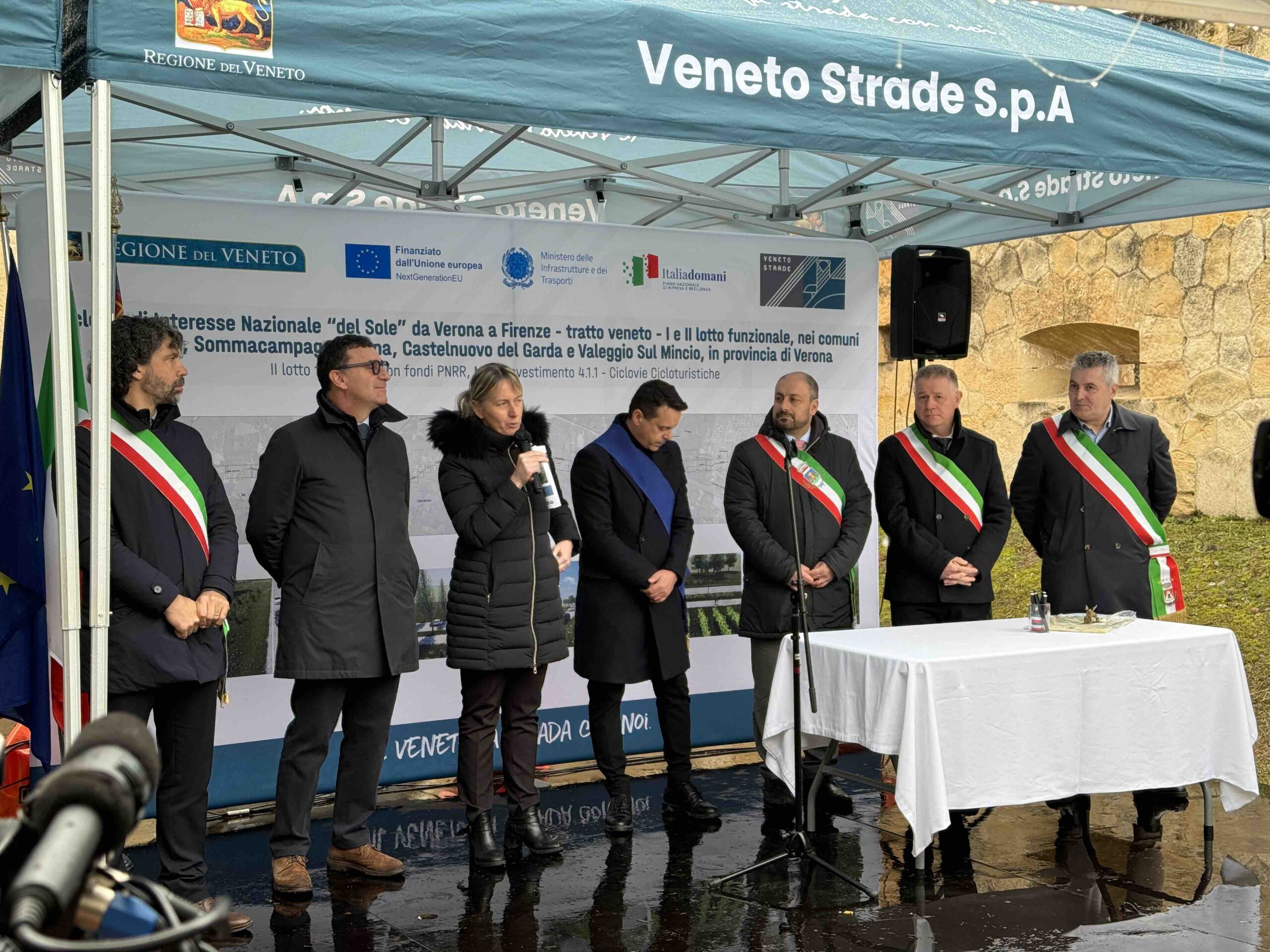 Ciclovia del Sole. Partono i lavori del 1°e 2° lotto nella provincia di Verona