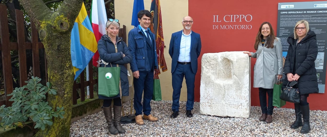 Il “Cippo di Montorio” è stato restaurato e restituito alla sua comunità